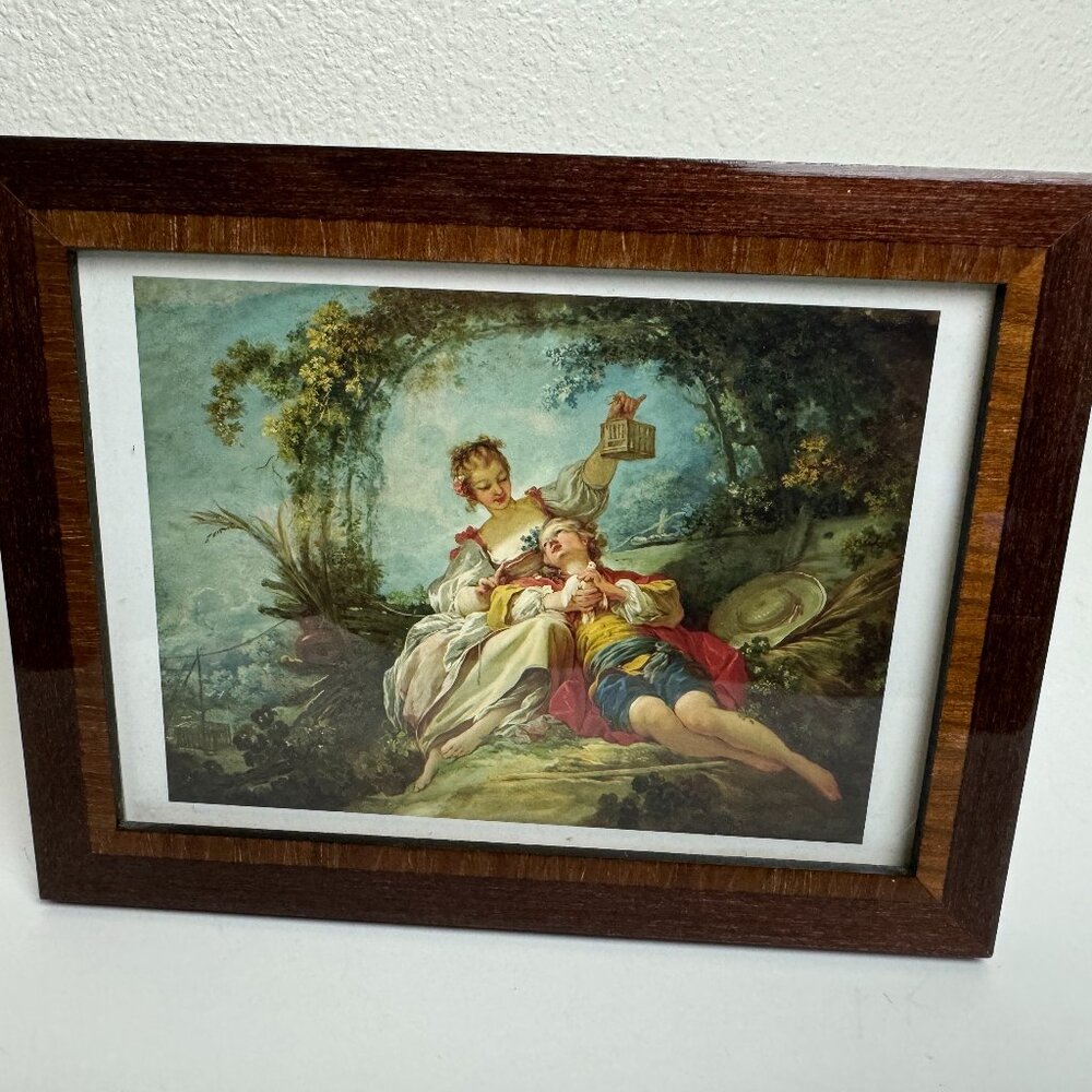 Natalini Picture Frame + Art Print Jean-Honore Fragonard The Happy Loves